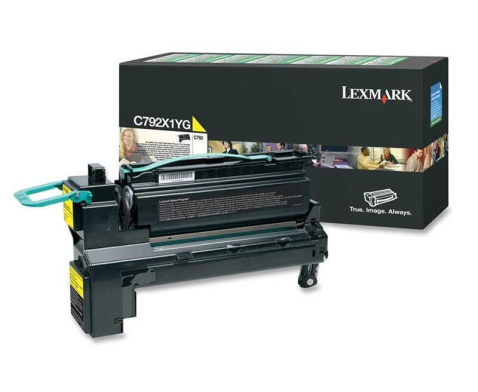 Lexmark C792X1YG - Ekstra Yüksek Kapasiteli Sarı Toner